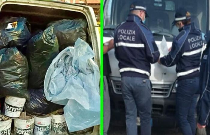 Sesto San Giovanni, trasporto illecito di rifiuti: due denunce e autocarro sequestrato